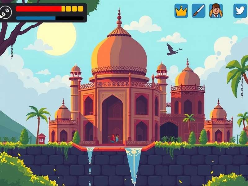 Pixel Quest gameplay in Indian setting